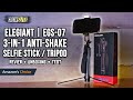 Tech Reviews: ELEGIANT - 3-IN-1 Extendable Anti-Shake Self Stick & Tripod | For Phones & Action Cams