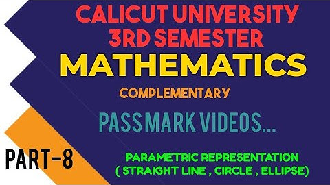 mathematics/3rd semester/Calicut University/passmark #calicutuniversity #passmark #maths