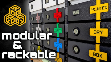 Stop Killing Your Filament: My (Almost) Perfect 3D-Printed Dry Rack