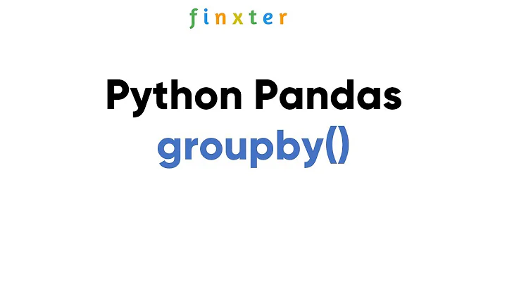 The Pandas groupby() Method