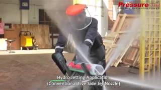 Hydro Jetting Application  All Nozzles Demonstration  PressureJet