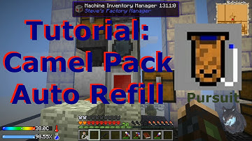 Tutorial: Camel Pack Auto Refill Early Game Crash Landing Minecraft