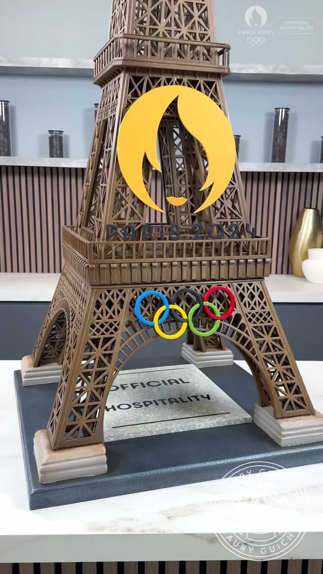 Chocolate Eiffel Tower! I’ve been dreaming for a long time about making this one! #amauryguichon