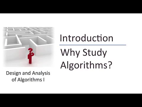 1-Why Study Algorithms - YouTube