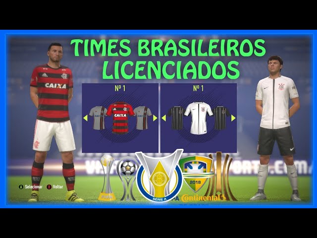 FIFA 18 COM BRASILEIRÃO A e B! (ELENCOS, FACES, UNIFORMES