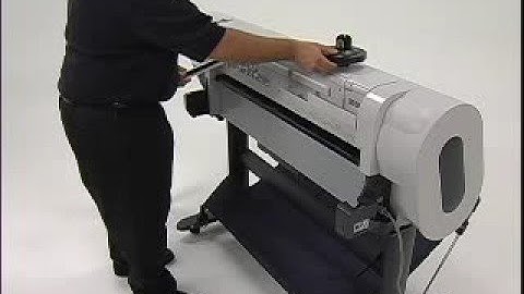 Canon imagePROGRAF 700 Series Installation Video