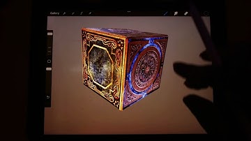Painting 3D #PBR Maps In #procreate in #3D Mode -  Part 1