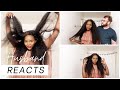 HUSBAND REACTS TO MY NEW KINKY STRAIGHT WIG | BEST CLOSURE WIG FOR MIDDLE PART LOVERS | ULAHAIR