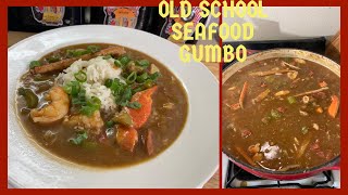 I’m Finally Sharing One Of My Most Requested Recipes/OLD SCHOOL SHRIMP ,SAUSAGE AND CRAB  GUMBO