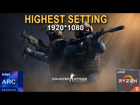 CSGO - Highest Settings  - INTEL Arc A750 + Ryzen 5 3600