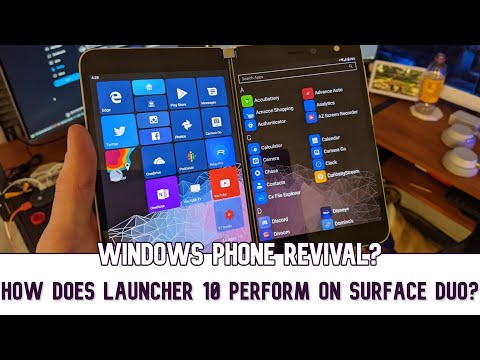 Can Launcher 10 Replace Microsofts Surface Duo Launcher?