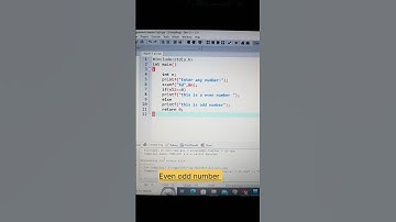 c program to find even or odd number #clanguage #programming