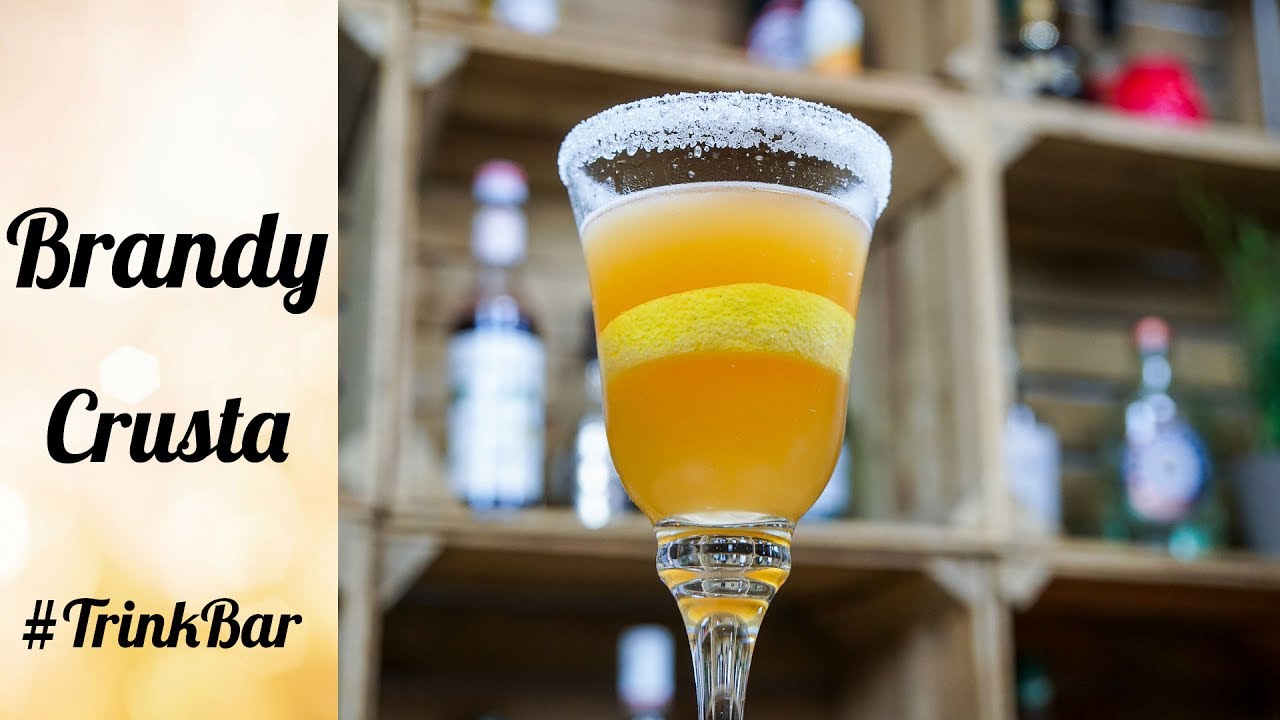 Brandy Crusta Cocktail Rezept TrinkBar YouTube