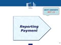 Emfaf  webinar on egrants reporting and payment processes