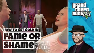 How to get Gold in GTA 5 Mission Fame or Shame Walkthrough | GTA5 Mission Fame or Shame Tutorial