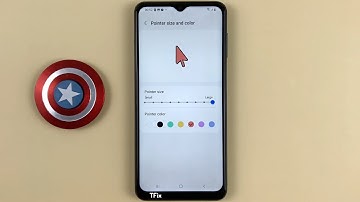 How to change the Cursor Size and Color on Samsung A04s Android 13