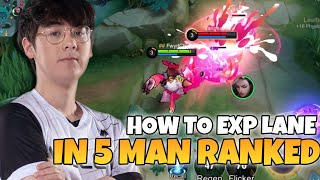A Pro's Guide To Rank 5 Man In EXP Lane | Mobile Legends