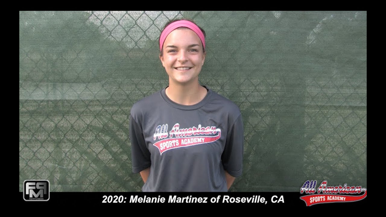 2020 Melanie Martinez Catcher and Third Base Softball Skills Video - AASA - Allen