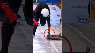 Why Do Athletes Risk Death in This Ice Slide? #facts #trending #ytshorts