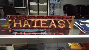 ทำป้ายตัวอักษรวิ่งด้วย LED Dot Matrix 16x16 โดยส่งข้อมูลผ่าน Serial Communication #1