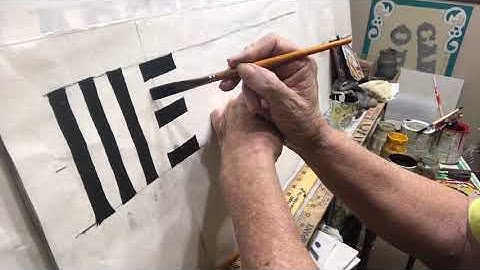 Basic shape #2 for the single stroke alphabet- Horizontal bar