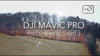 DJI MAVIC PRO (PLATINUM) first cinematic flight  - DJI Mavic Pro Test