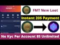 😲FMT New Loot । Instant 20$ Withdrawal Unlimited Trick। UF Airdrop।  Instant Payment Offer। Crypto
