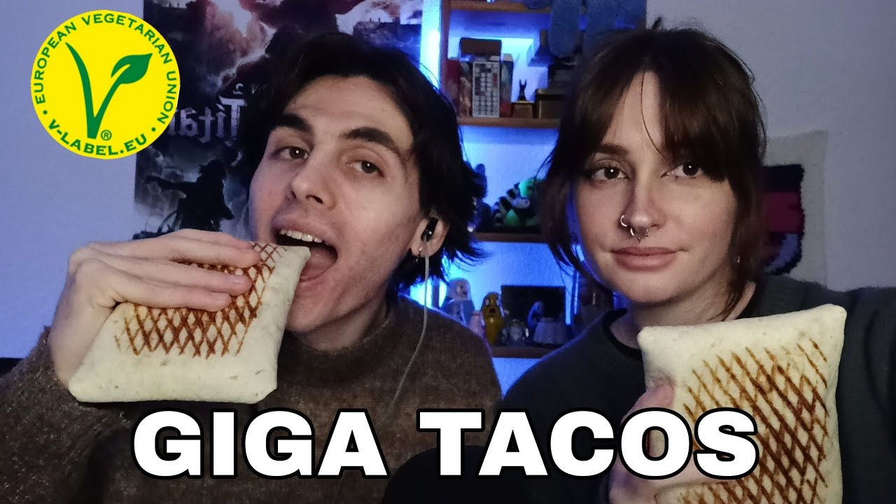 ASMR DOUBLE DÉGUSTATION DE TACOS VÉGÉTARIENS 😋