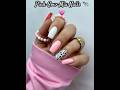 Pink Cow Mix Nails 🐄💗 #nails #nailart #naildesign #shorts #ytshorts