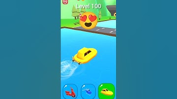 Shape-Shifting 🚗🚁🛥️ | New Hyper Casual Game 🔥| #shorts #short #shapeshifting  #gameplay #shortsfeed