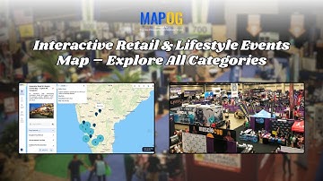 Discover Lifestyle & Retail Events With Interactive Maps #mapog #viral #trending #retail #video #gis
