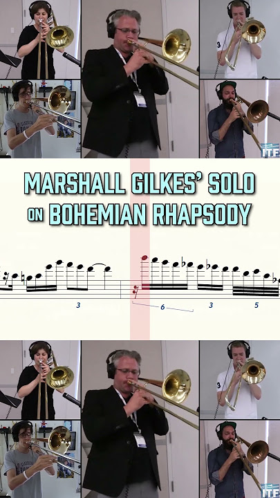 Marshall Gilkes' solo on Bohemian Rhapsody #bohemianrhapsody #queen #improv #jazz #trombone