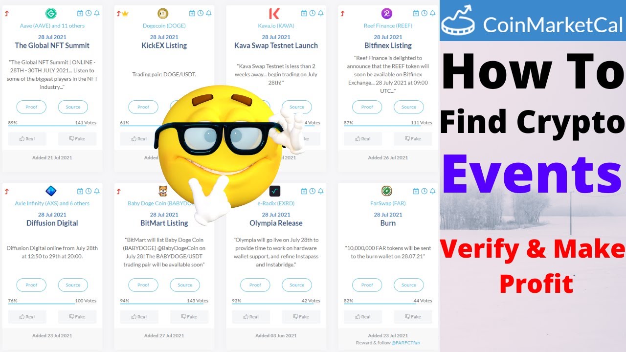 What is CoinMarketCal in hindi | Find Crypto Events , burning , Listing | Verify & Make Profit