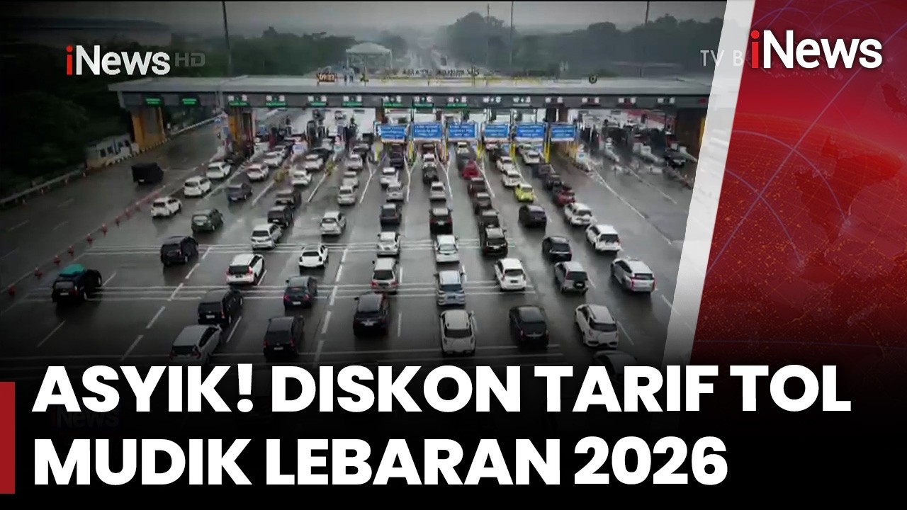 Hore! Tarif Tol Diskon 30% Saat Mudik Lebaran 2026 | iNews Siang (9/3)