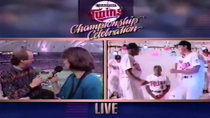 Twins 91 World Series Dome Celebration 2 Part 4