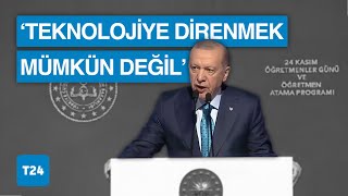 Cumhurbaşkanı Erdoğan 24 Kasım Öğretmenler Günü Ve Öğretmen Atama Programında