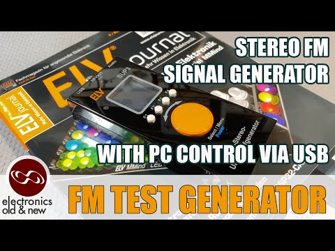 ELV SUP3 FM stereo test generator with PC control via USB.