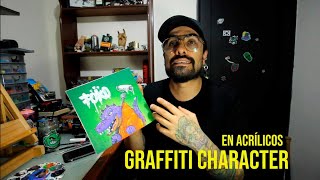 GRAFFITI CHARACTER COCODRILO Cartoon, Volvemos a los Acrílicos con toda by fokografo 3,271 views 5 months ago 12 minutes, 36 seconds