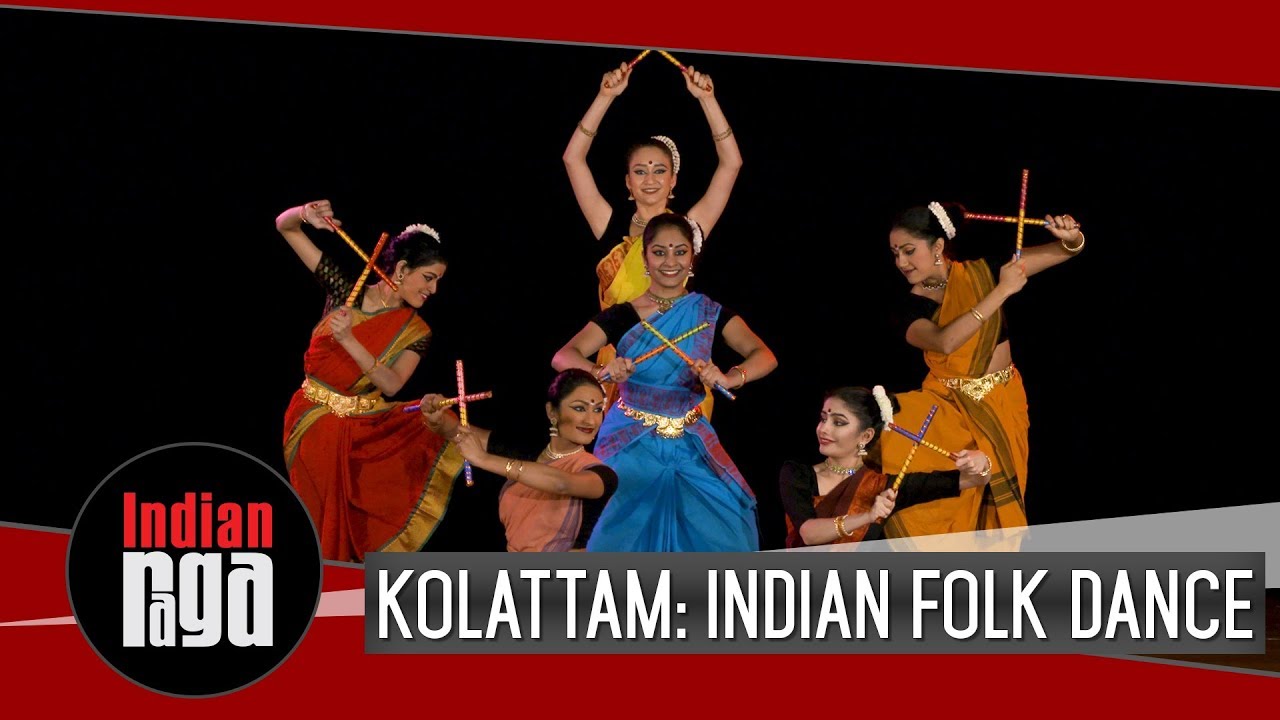 Kolattam Indian Folk Dance