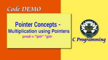 3D Pointer Concepts - Multiplication using Pointers Code DEMO