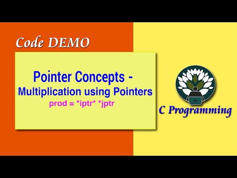 3D Pointer Concepts - Multiplication using Pointers Code DEMO