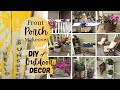 FRONT PORCH MAKEOVER | DIY OUTDOOR DECOR | SPRING AND SUMMER PORCH TOUR