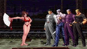[KOF Mugen] Mai Scarlet vs Ryuji Yamazaki