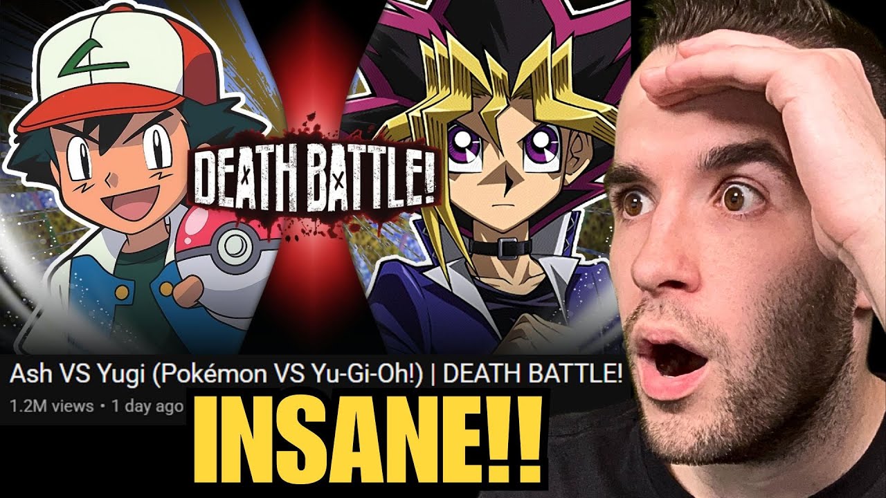 ЭТО БЕЗУМИЕ!! Эш против Юги (Pokemon против Yugioh) СМЕРТЕЛЬНАЯ БИТВА! Реакция!