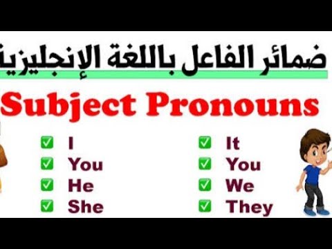 الضمائر الانجليزي 👍مع verb to be (يكون) مع المفرد و الجمع 👍 - YouTube
