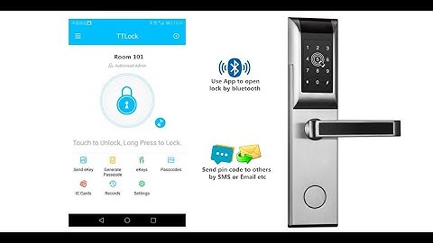 TTLock App Control Timed Password Lock for apartment office motel