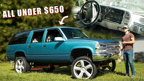 OBS Chevy Interior Transformation on a Budget!