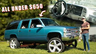 OBS Chevy Interior Transformation on a Budget!