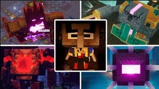 Minecraft Dungeons - All Bosses From Story Mode + DLC's