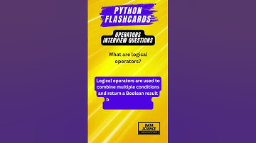 Python Operators Interview Questions #shorts #python #datascience #machinelearning #programming 17